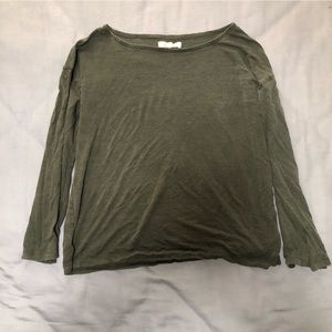 Madewell cotton long sleeve XXS